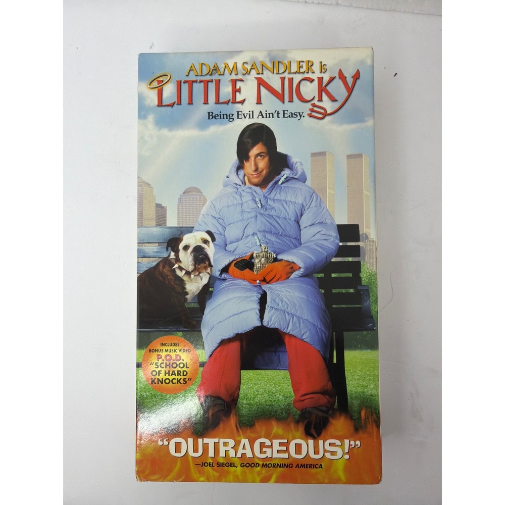 Little Nicky VHS Adam Sandler New Line Home Entertainment 2000 Comedy Movie